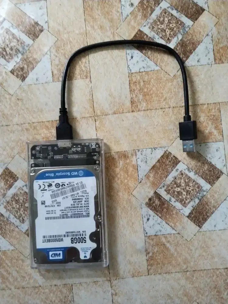 SATA 500 GB FOR EXTERNAL MEMORY