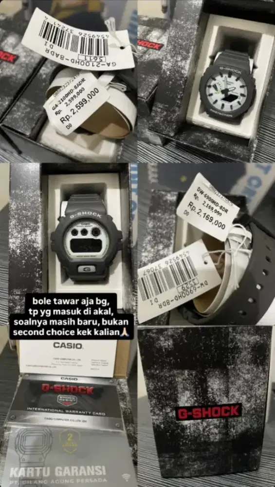 G-Shock dua unit