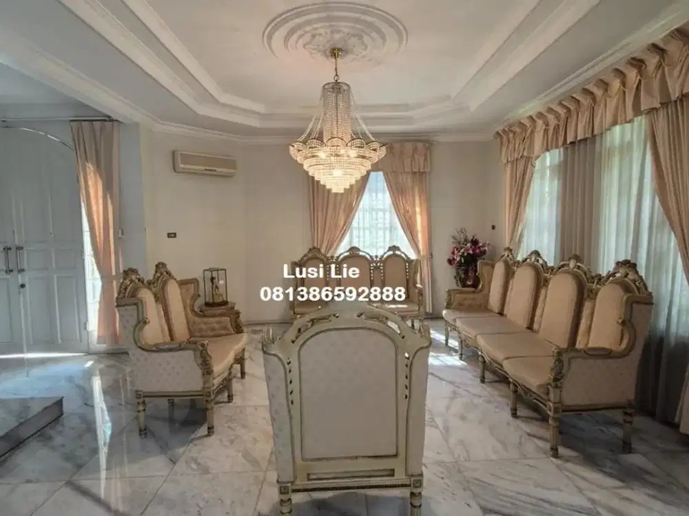 Rumah Hoek Pluit Timur 5+2 kamar, furnished mewah