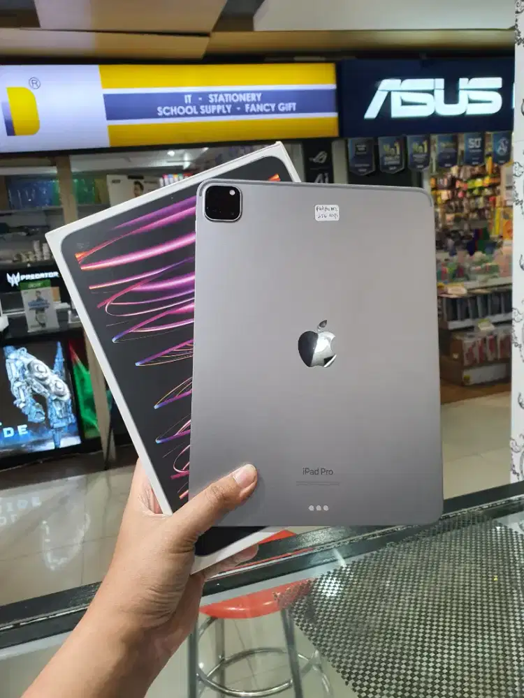 Ipad Pro M2 256 GB Wifi Fullset Second ex Inter No Minus