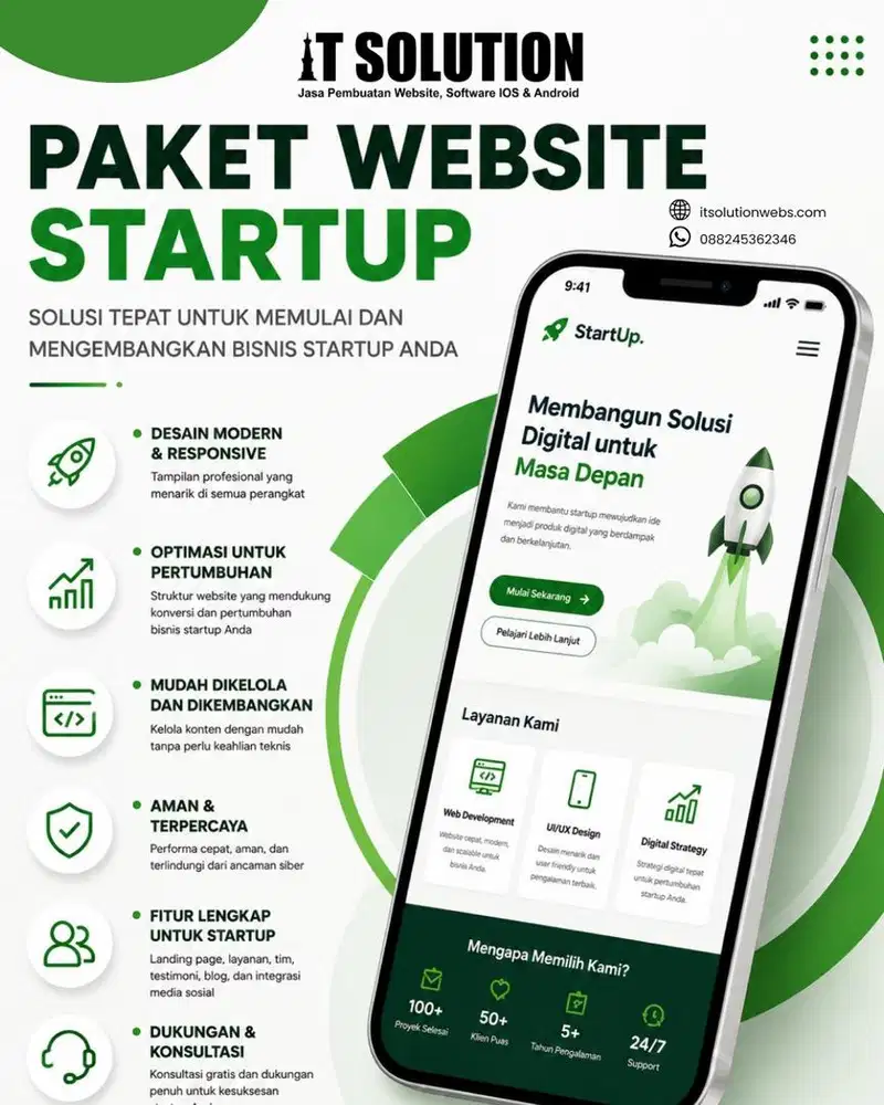 Paket Website Startup Profesional di Sukabumi