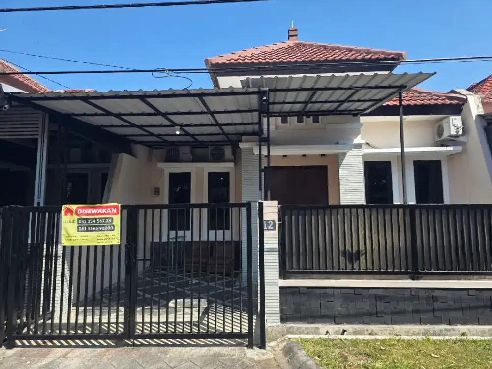DISEWAKAN HUNIAN BARU, NYAMAN & PRESTISIUS