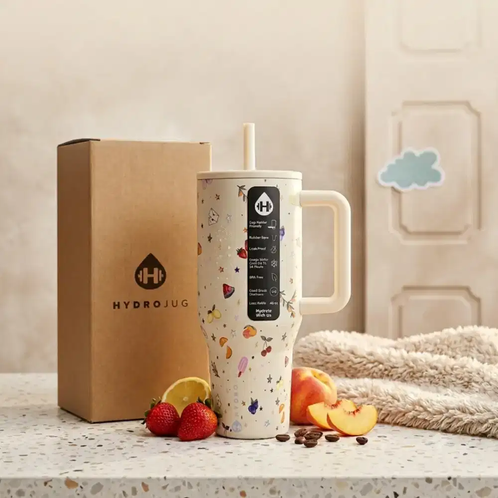 Tumbler hydrjug traveler fruits