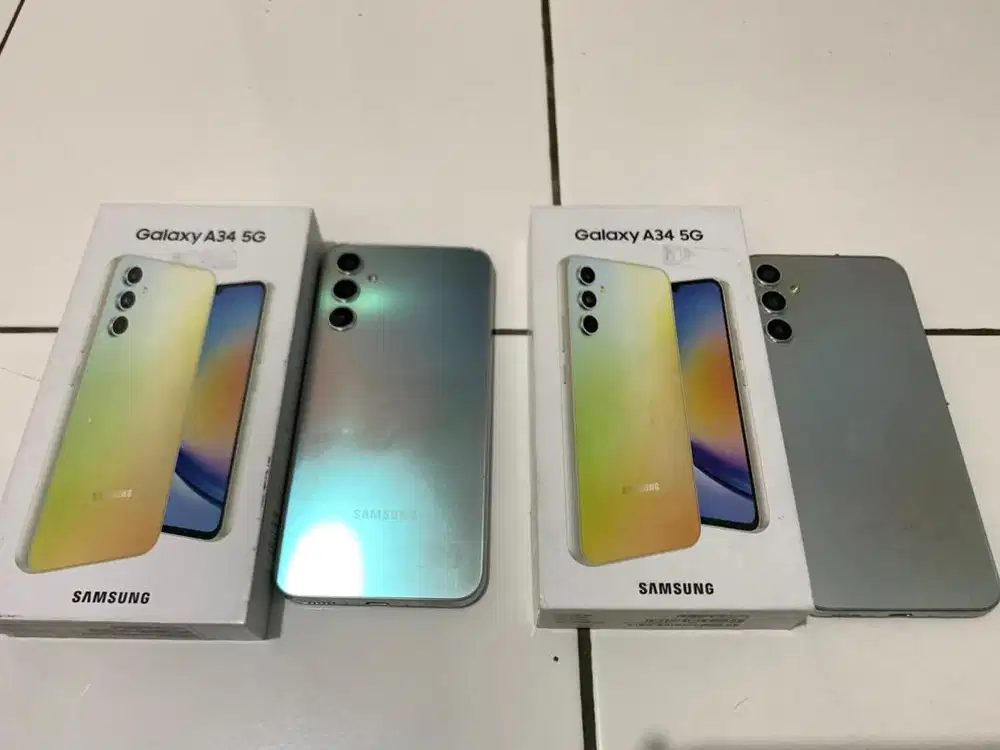 Samsung Galaxy A34 5G 8/128gb second ex resmi sein fullset mulus