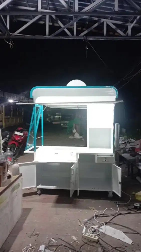 Booth Booth Portable / Booth Dorong / Food Cart Booth
