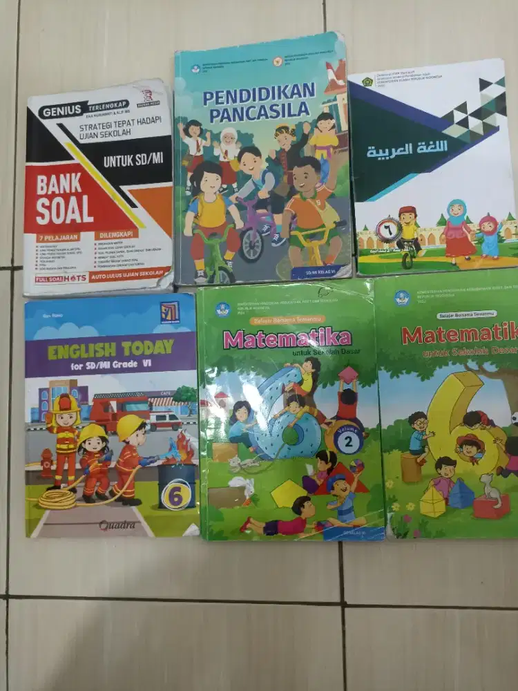 Buku pelajaran kelas 6