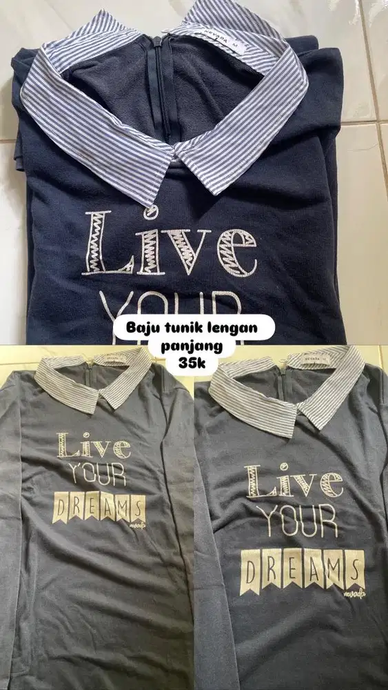 Baju tunik merk nevada