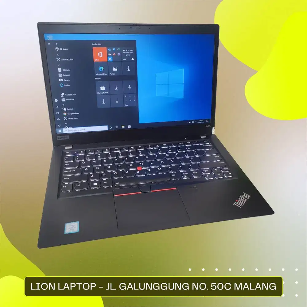 RAM 16GB SSD 256GB Core i5 Slim Lenovo Thinkpad T490s [23|06]