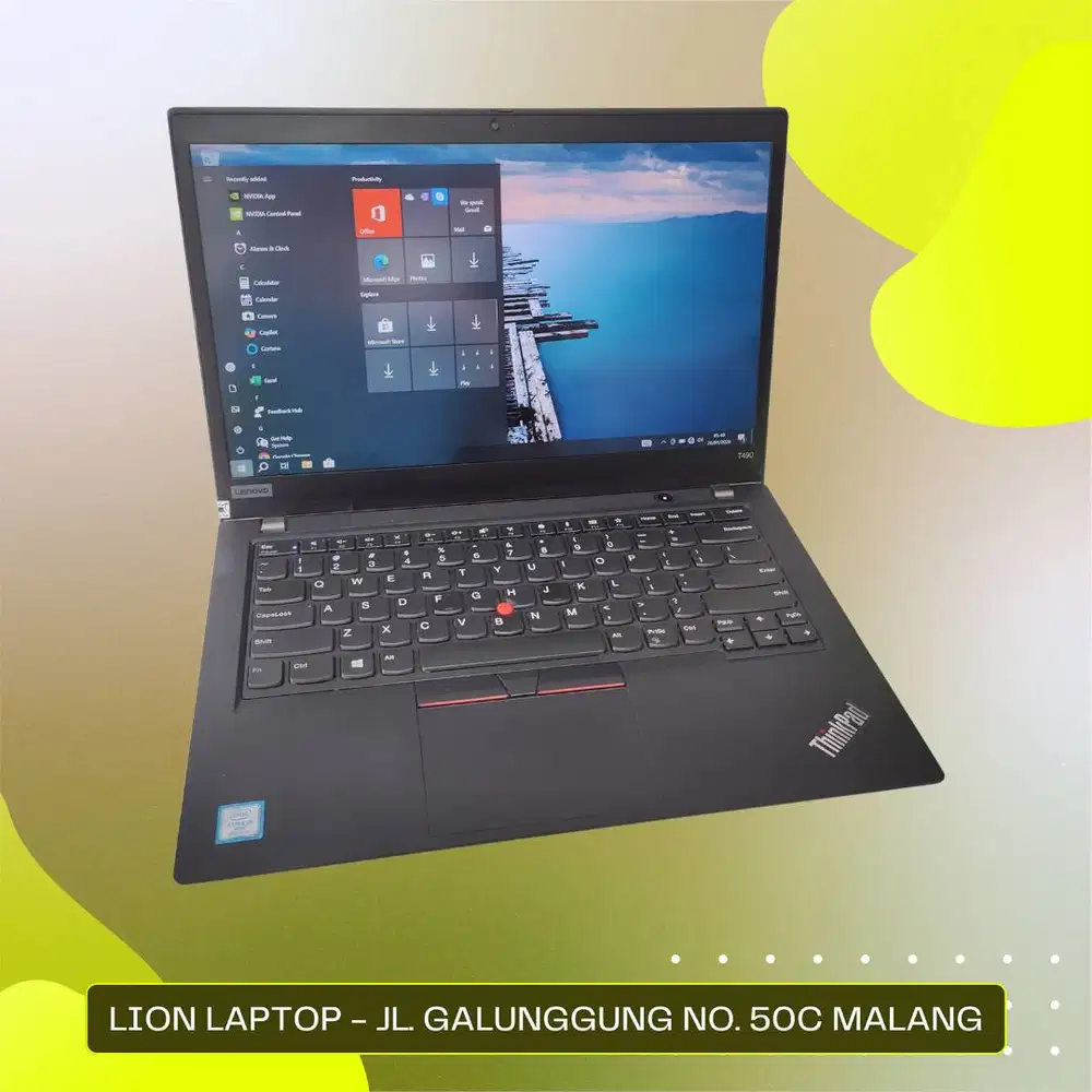 Double VGA NVIDIA Core i5 8/256 Slim Lenovo Thinkpad T490 [23|06]
