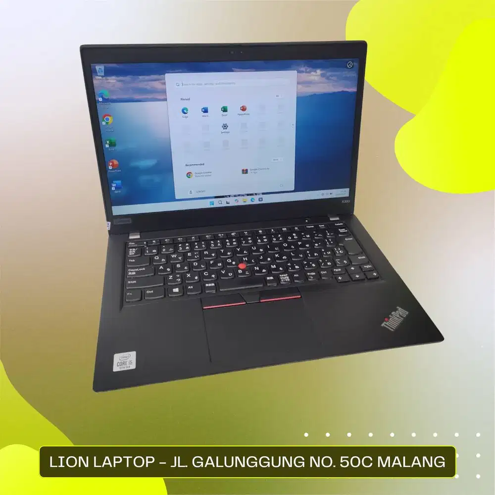 i5 GEN 10 Murah RAM 8GB Lenovo Thinkpad X390 [23|06]