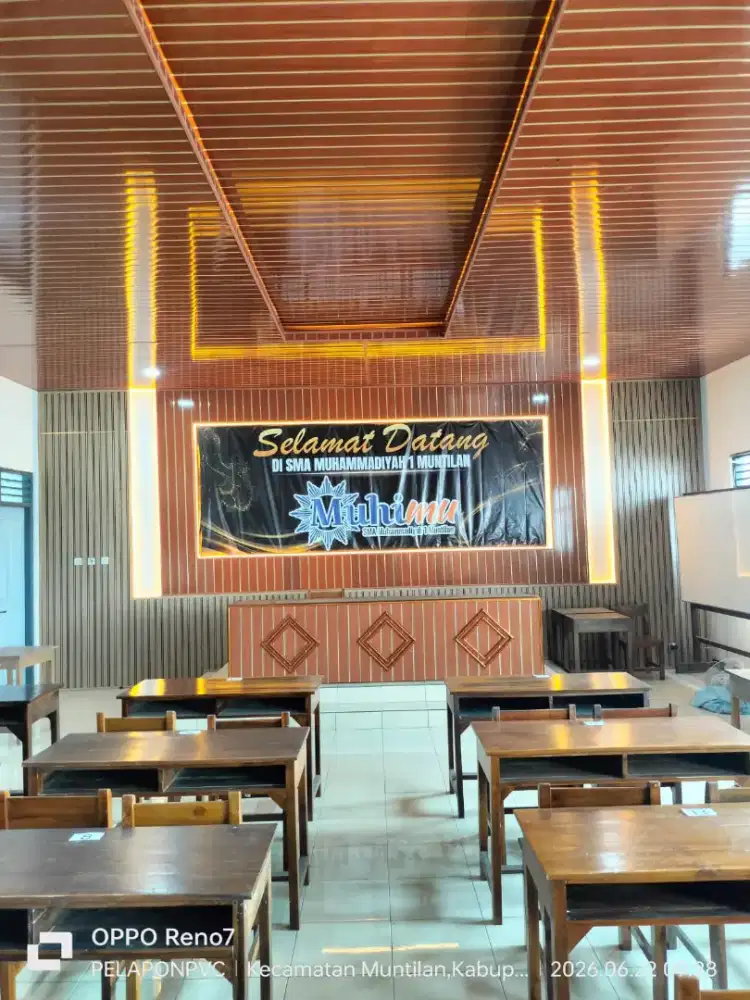 Wpc Panel dinding ruangan terpasang murah