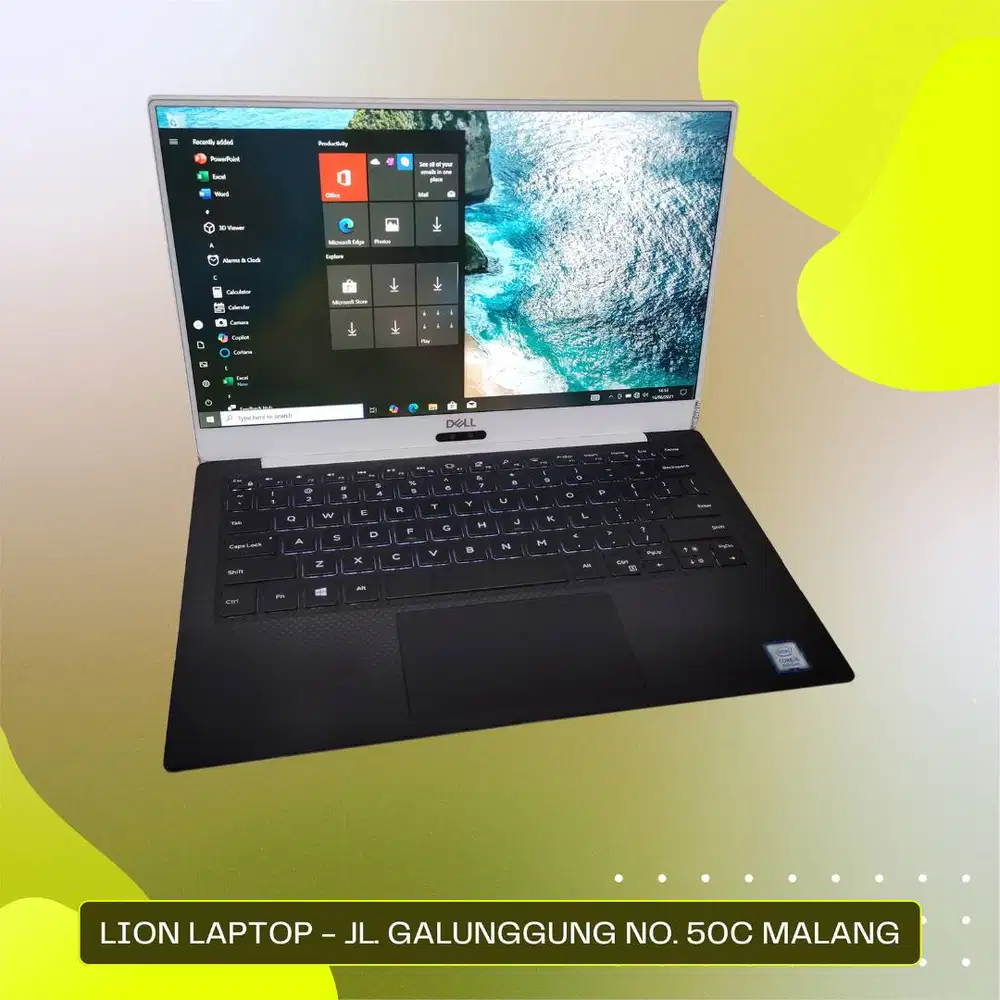 Slim & Ringan Core i5 RAM 8 SSD 256 DELL XPS 13 9370 [23|06]