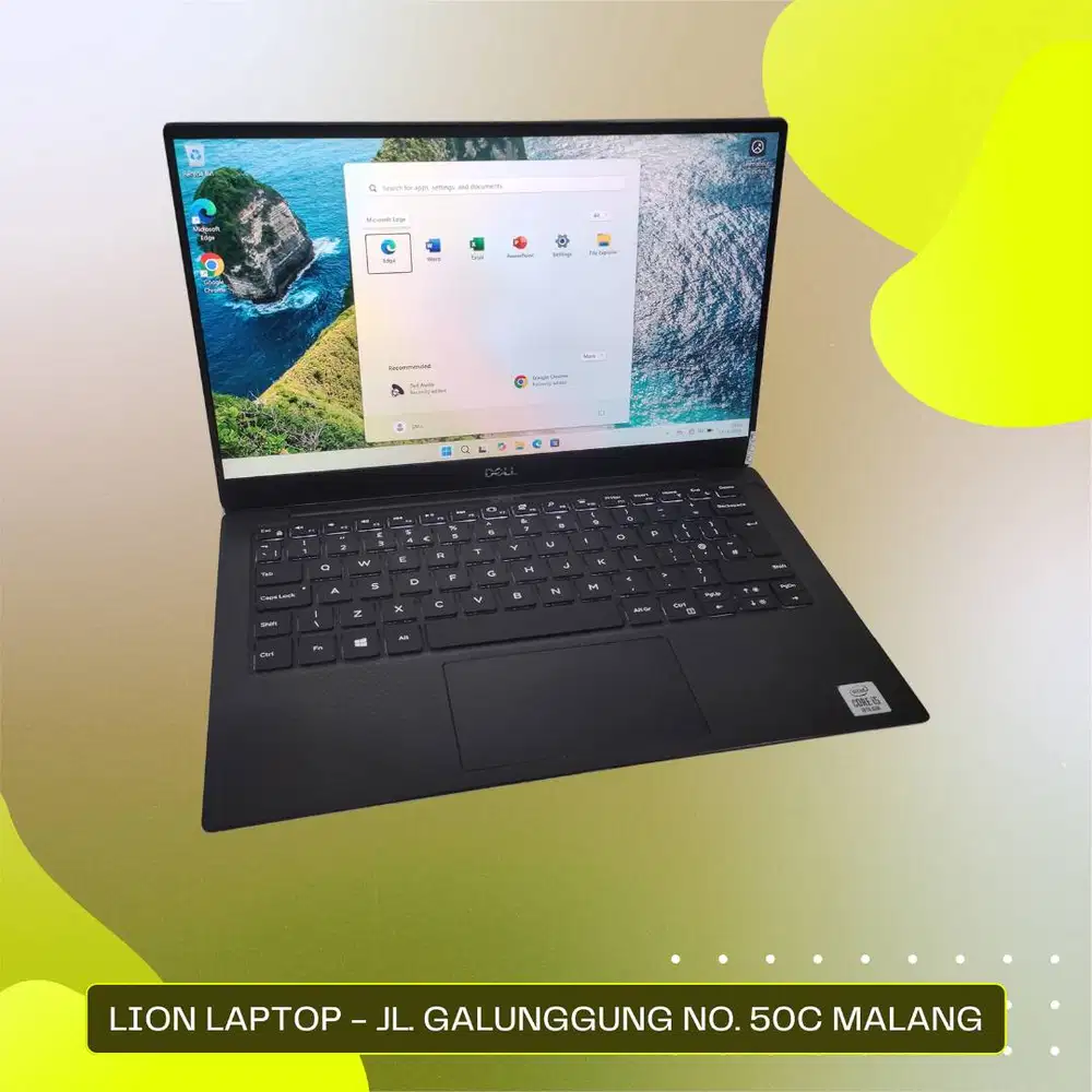 Slim & Ringan Core i5 gen 10 RAM 8 SSD 256 DELL XPS 13 7390 [23|06]