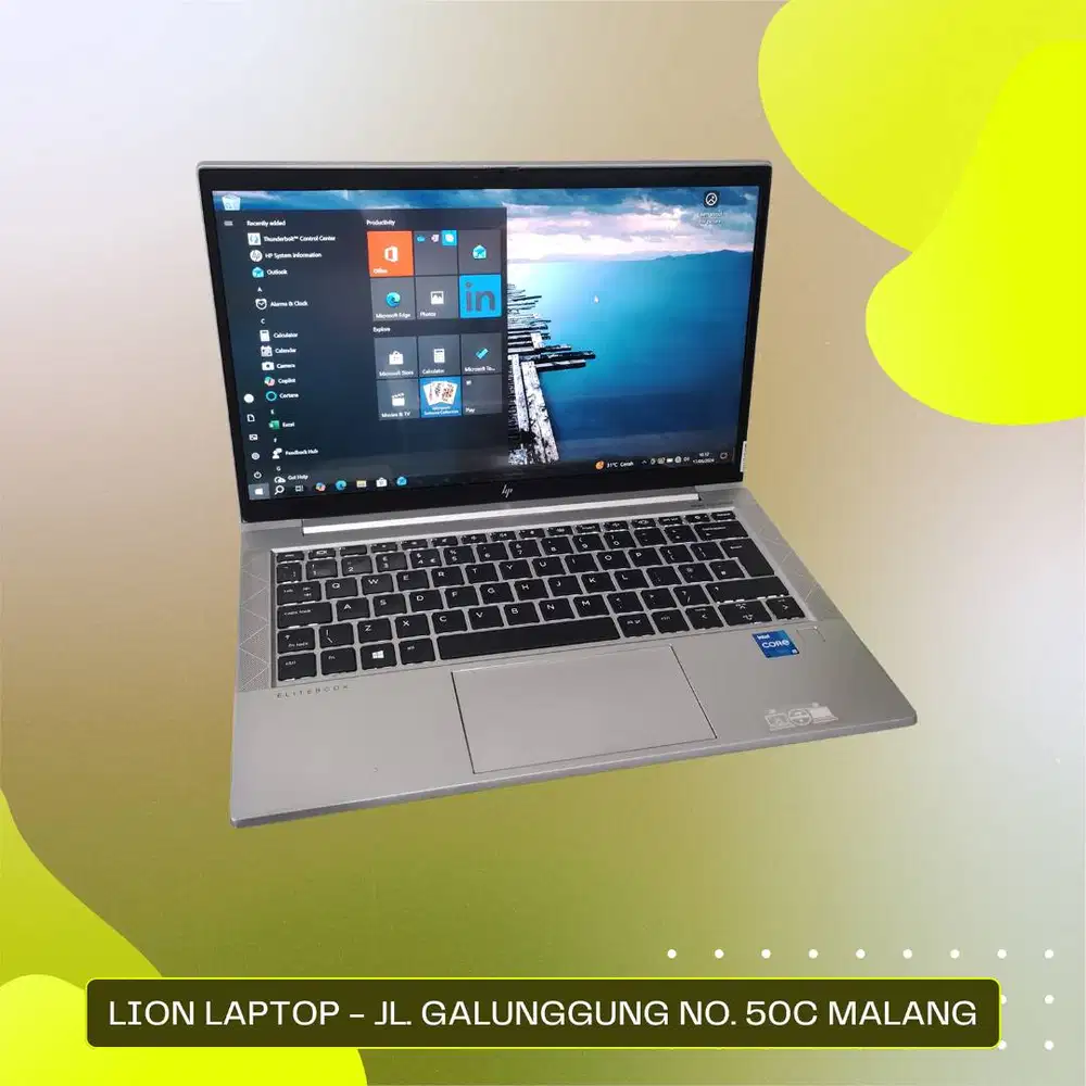 Alumunium Body Core i5 Gen 11 8/256 Slim HP Elitebook 830 G8 [23|06]