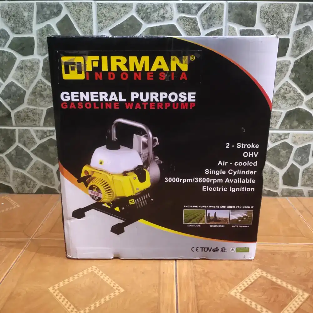 Alkon / Waterpump / Pompa Irigasi Firman FGP 10FI Baru Bukan Bekas