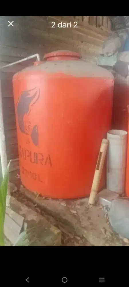 Tandon air merk gapura, 2200 liter