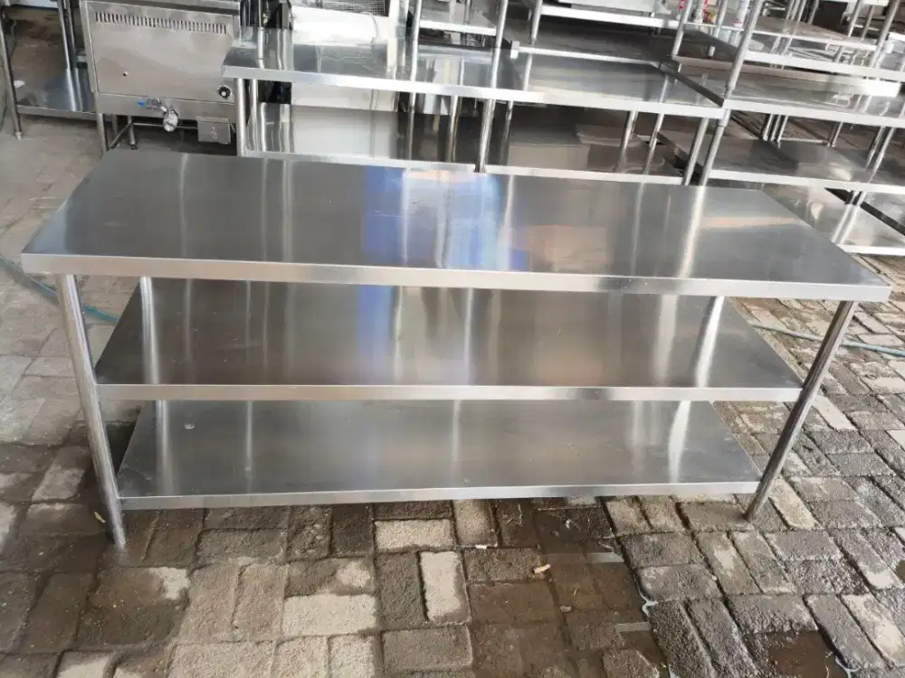 meja stainless 3s 180 x 60 x 85