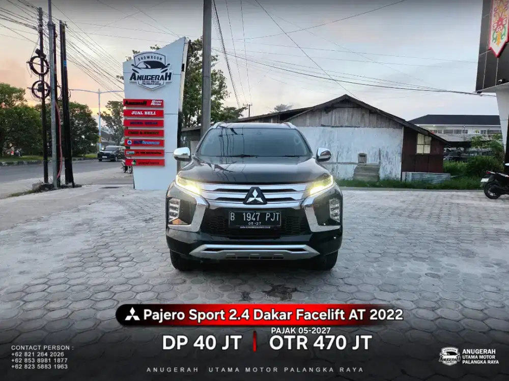 Dp 40jt Pajero Sport 2.4 Dakar Facelift AT 2022