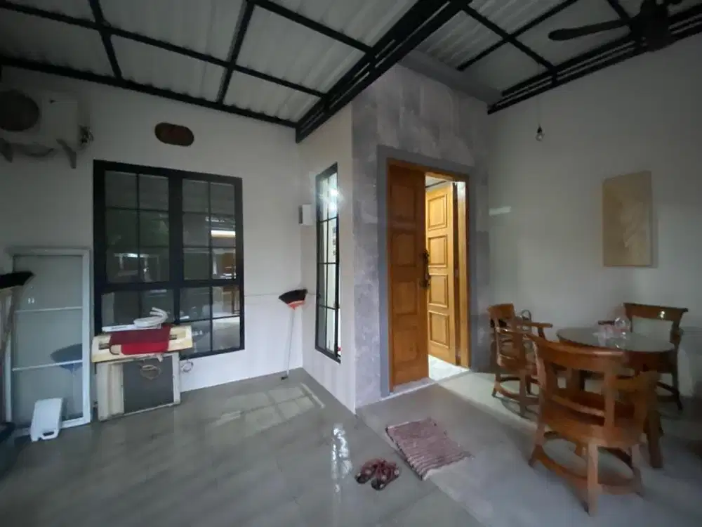 Rumah cluster di sewakan semi furnish