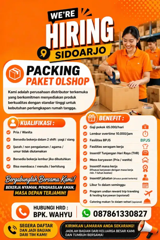PACKING ONLINE SHOP