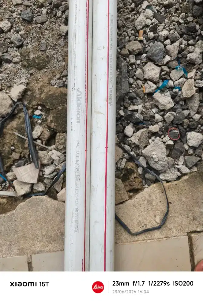 PARALON PVC 1½ 11/2 INCH 4 METER 3 BATANG MERK ALDERON HARGA NET