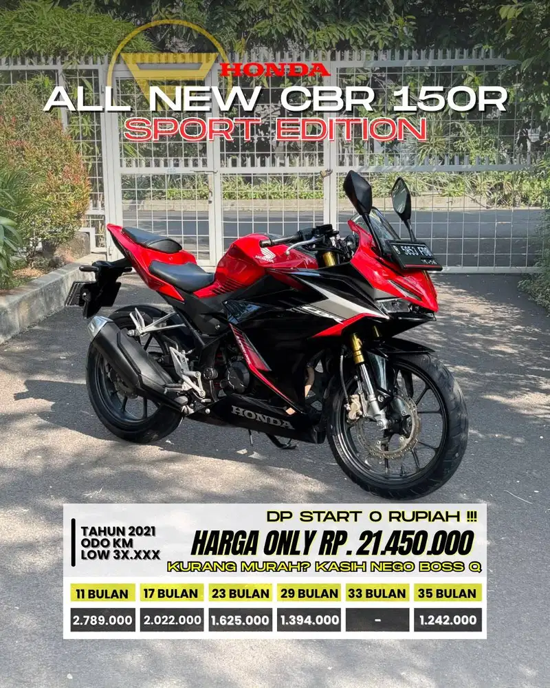 HONDA ALL NEW CBR 150R 2021 !!!