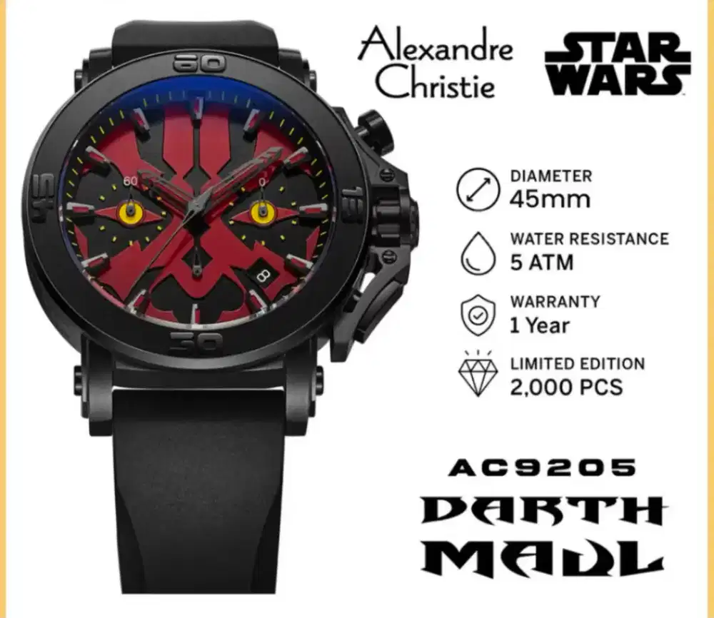 Jam Tangan Alexandre Christie Star Wars Limited Edition