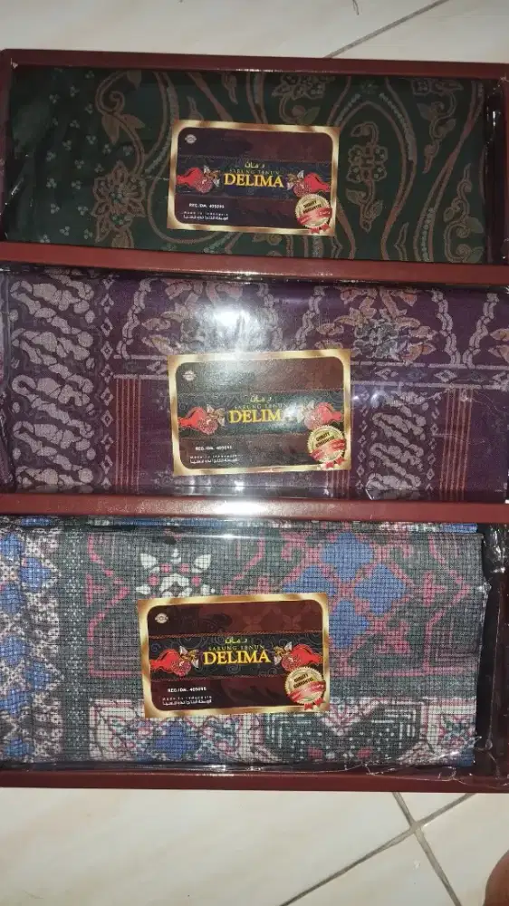 Sarung batik delima jual bawah pasaran sisa stok brg terbatas