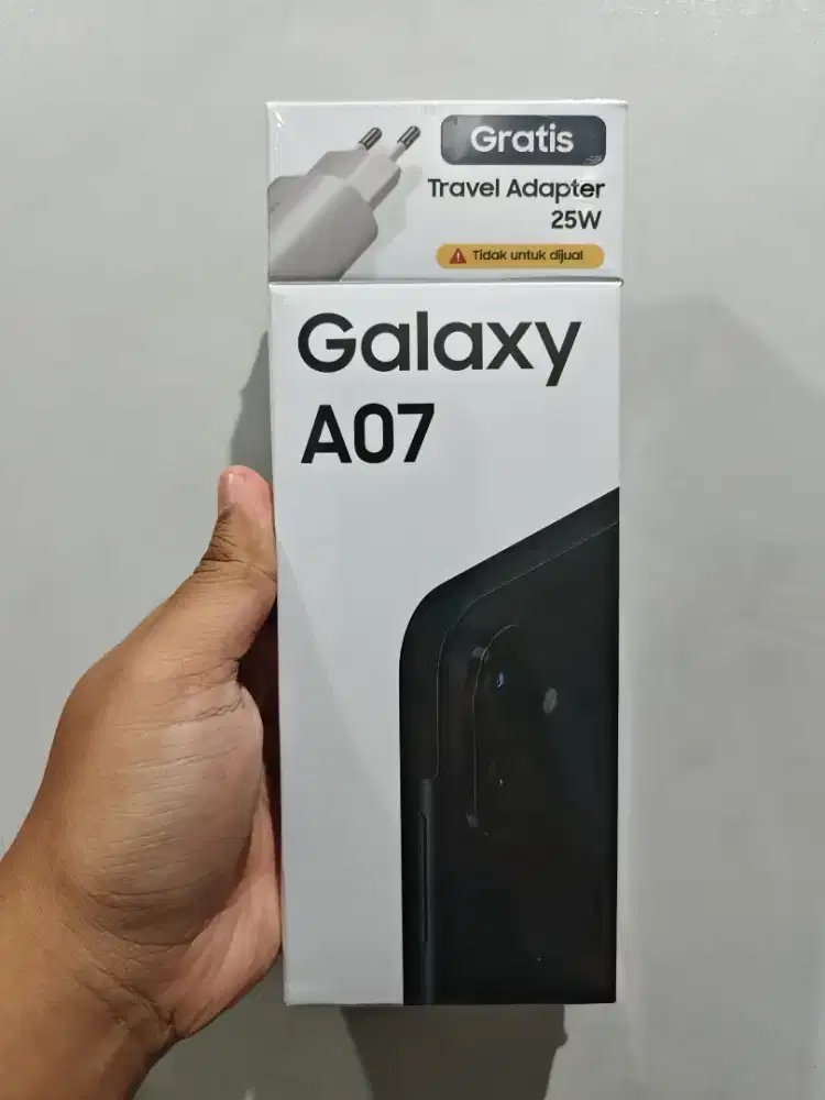 Samsung A07 ram 4/128 hitam Segel Repack