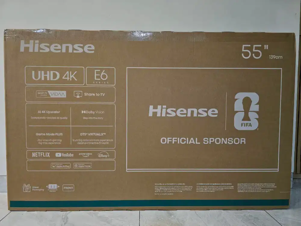 TV Hisense 55 inch UHD 4K E6Q (Ex Hadiah)