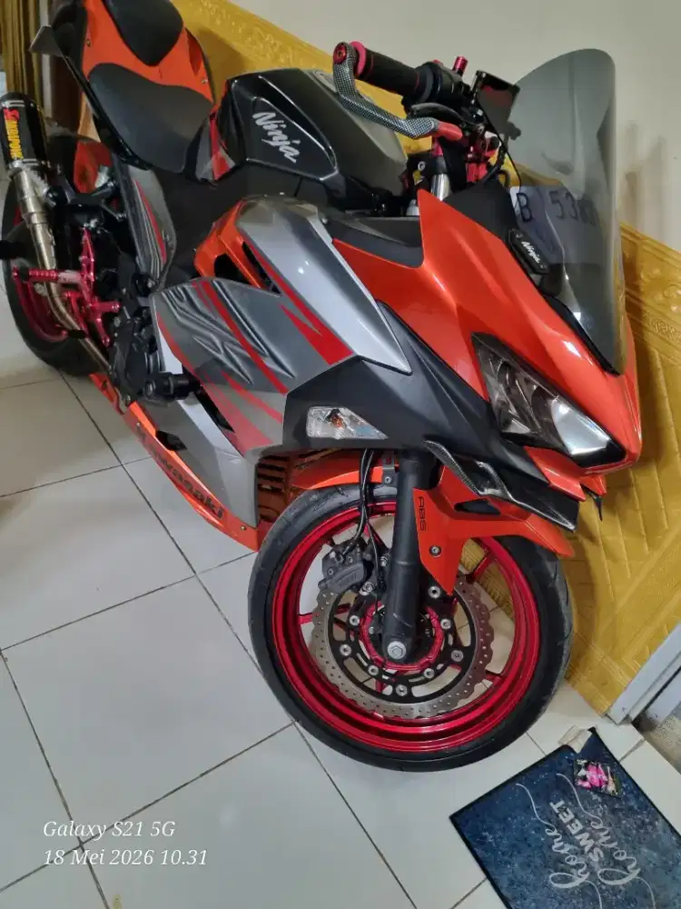 Motor ninja 250 thn 2018 full modif