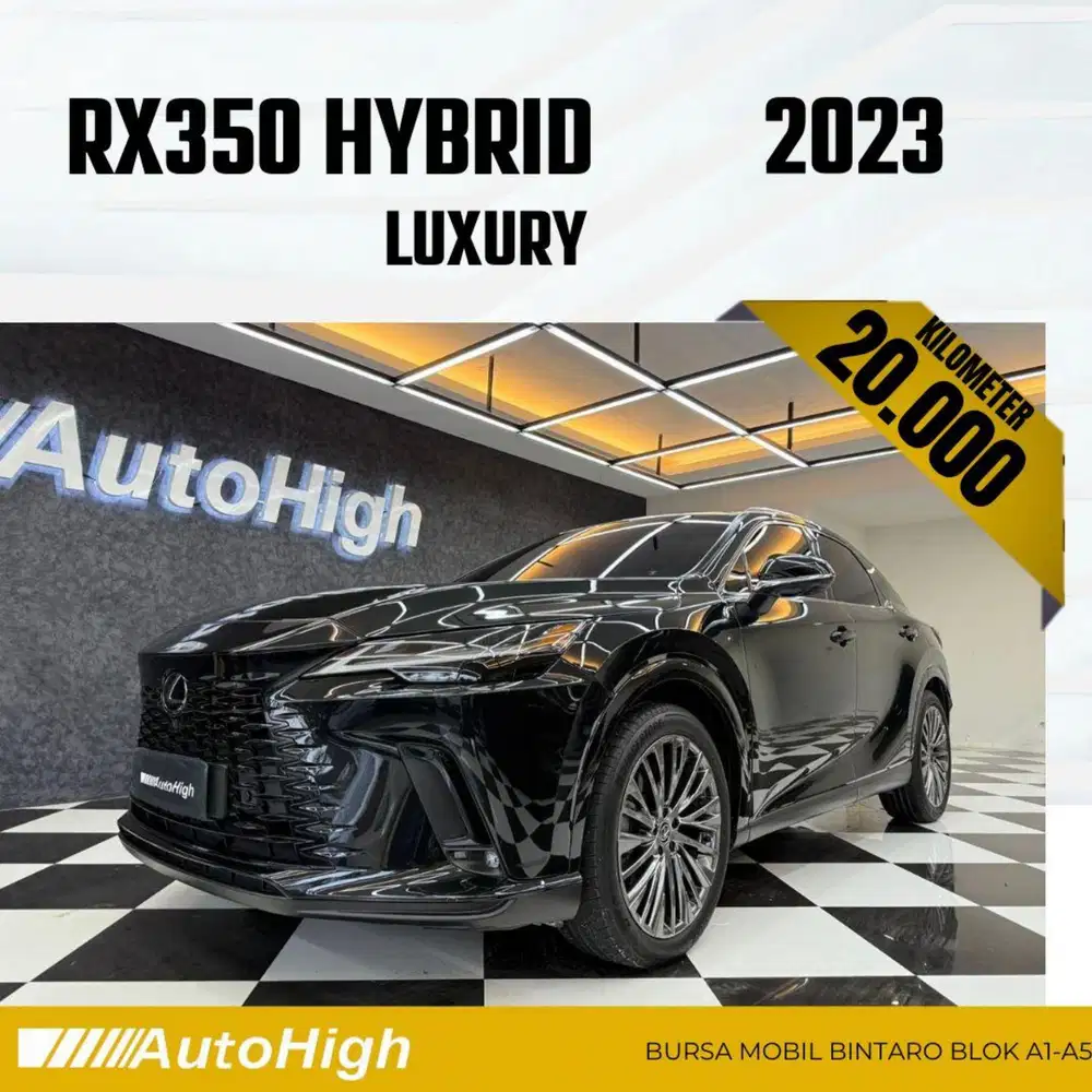 DP10% [Km20.000] RX350h Hybrid 2023 Black / RX350 Reg 2025 #AUTOHIGH