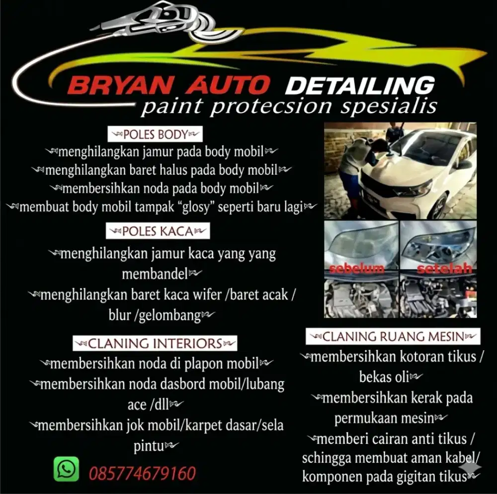 Salon mobil detailing