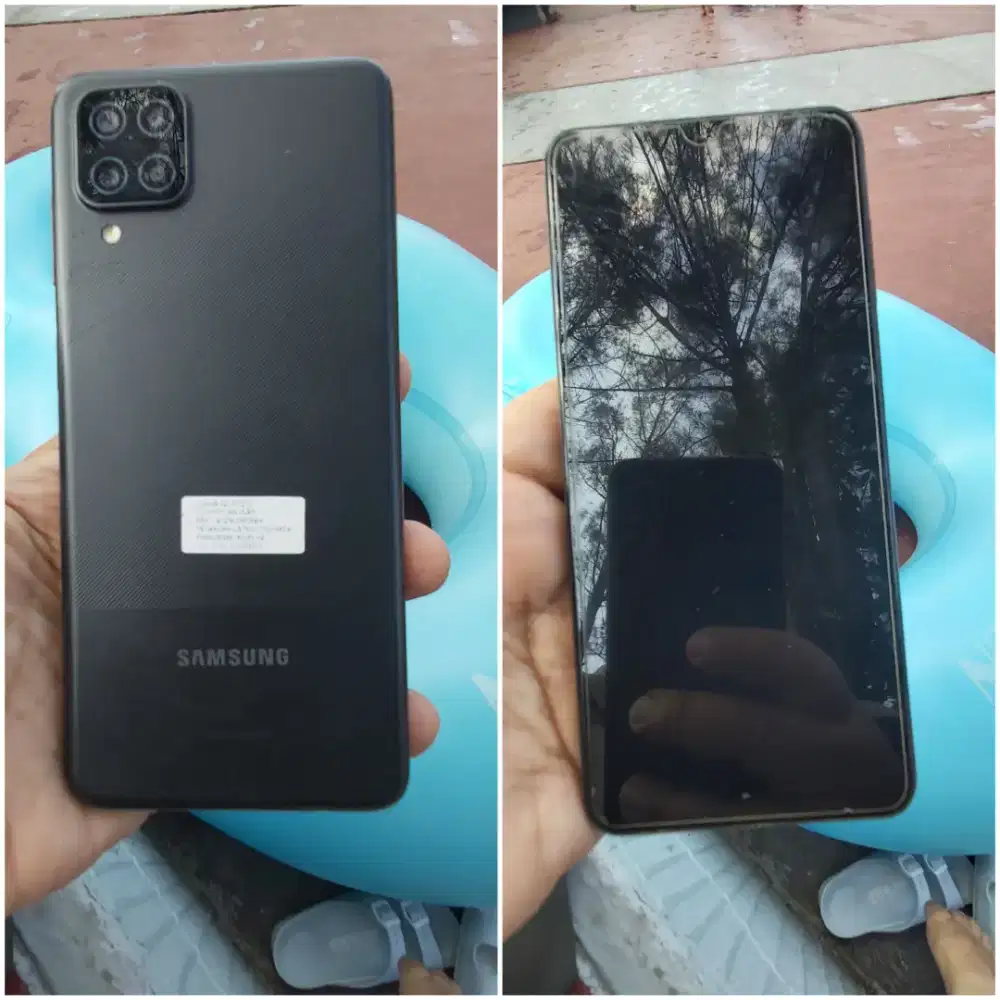 Hp samsung a12 ram 6, baterei aman, no service