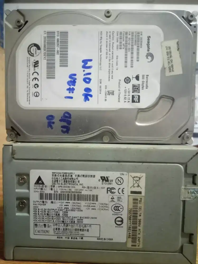 Psu Dan hdd rusak
