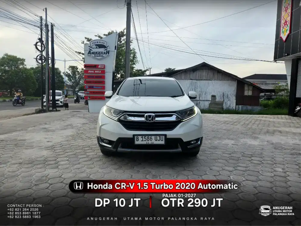 DP 10jt CR-V 1.5 Turbo 2020 Automatic Pajak 01-2027