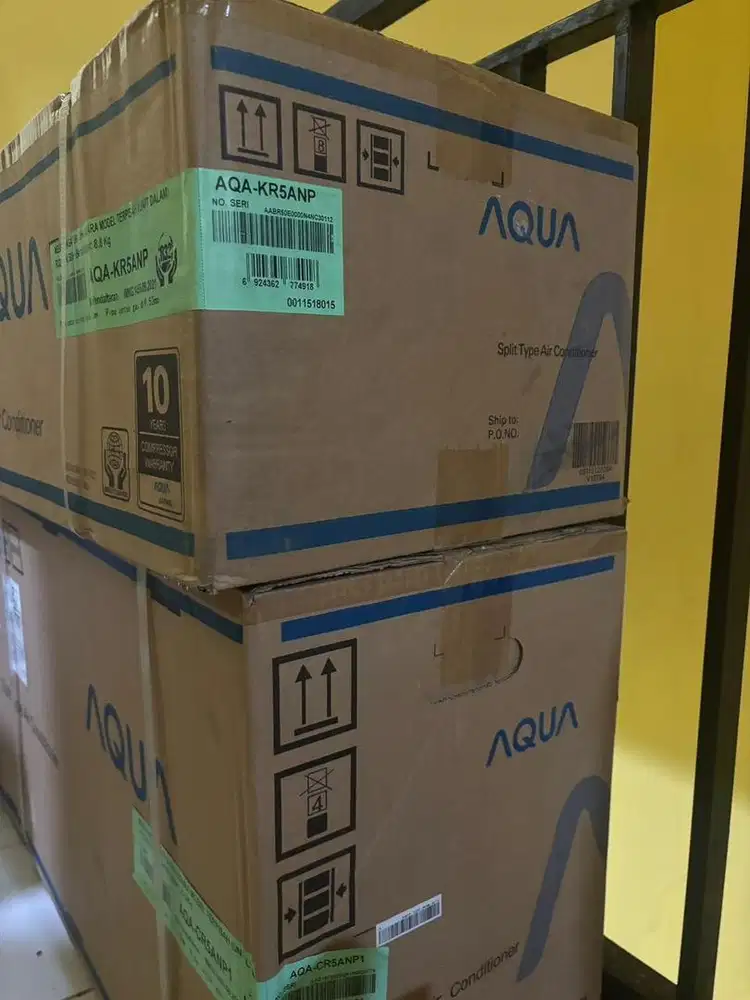 AC AQUA 1/2 PK AQA-KR5ANP Belum Pernah Dipasang, Masih Segel