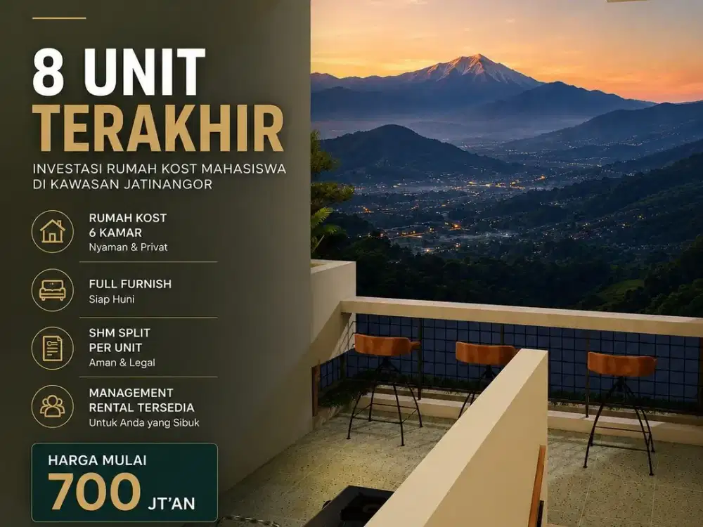 Kost an Baru Readystock Dekat UNPAD bisa KPR