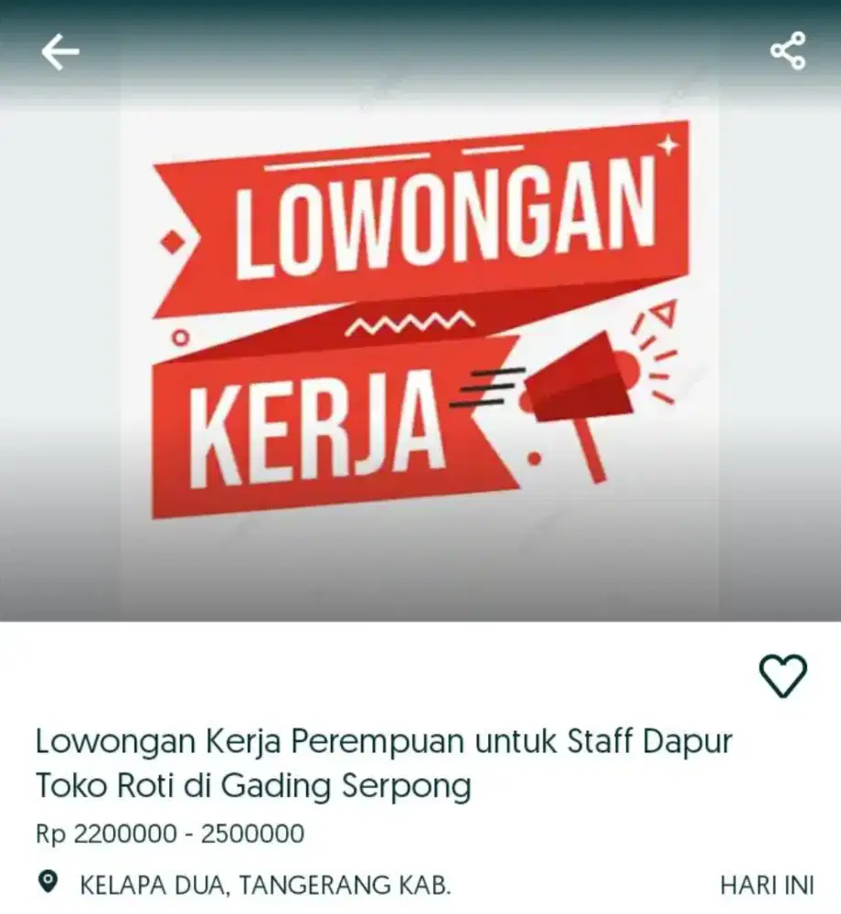 Lowongan Kerja Perempuan Bagian Kasir Toko Roti di Binong Karawacj