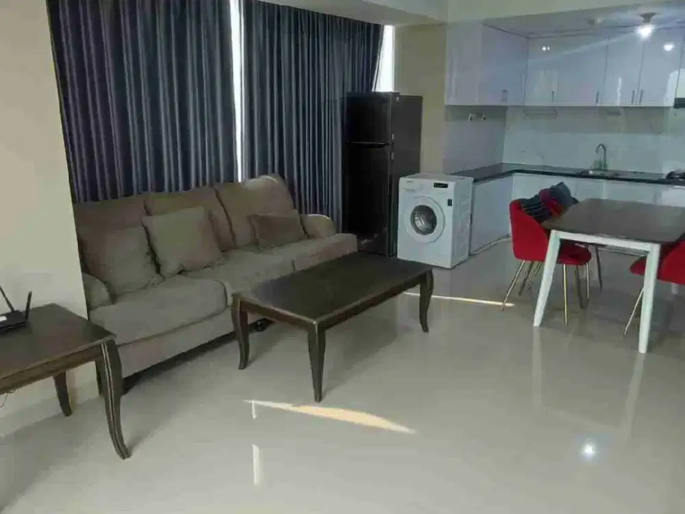 Dijual Murah atau Disewakan Apartemen U Residence Lippo Karawaci Type 2Br Corner Full Furnished