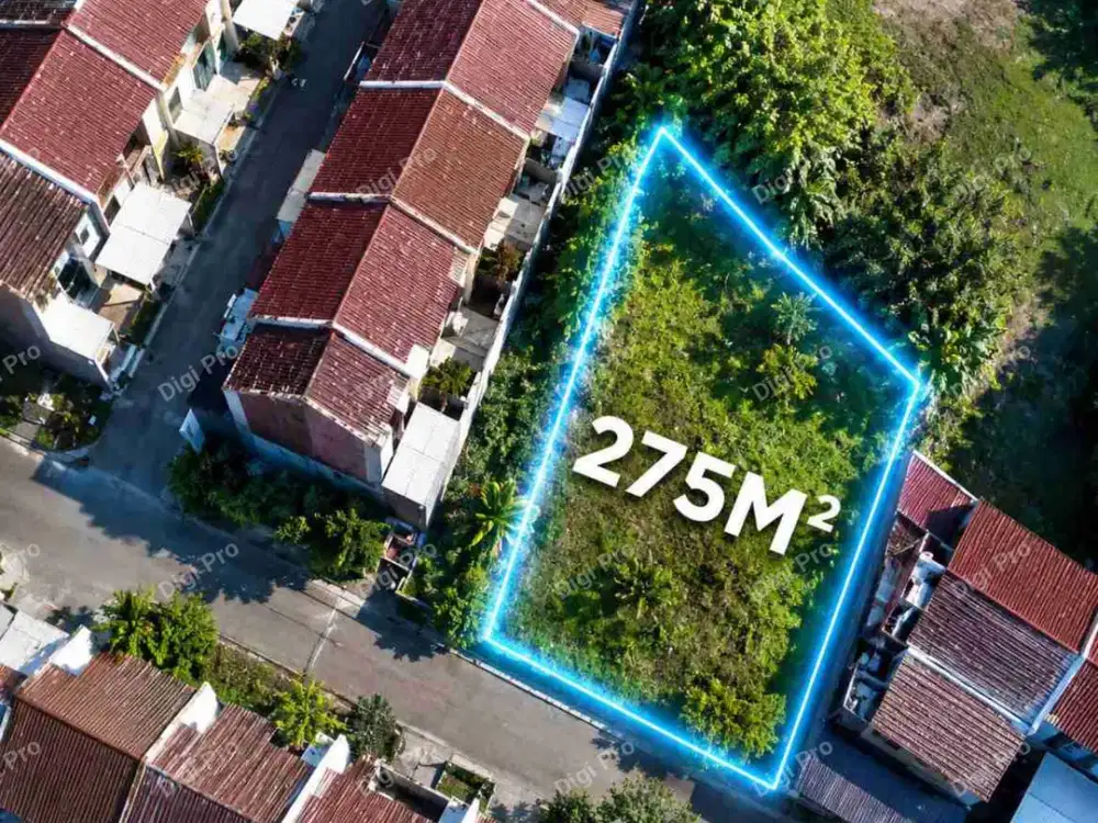 Jual Tanah Luas 297m2, Dalam Kompelek Perumahan Hasanah Hertasning