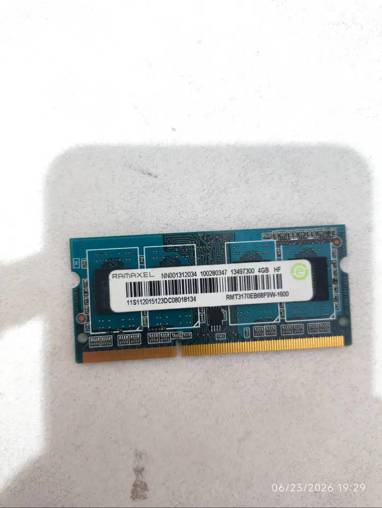 RAM Laptop RAMAXEL DDR3L 4GB PC3L 1600MHz 1.35 volt SODIMM
