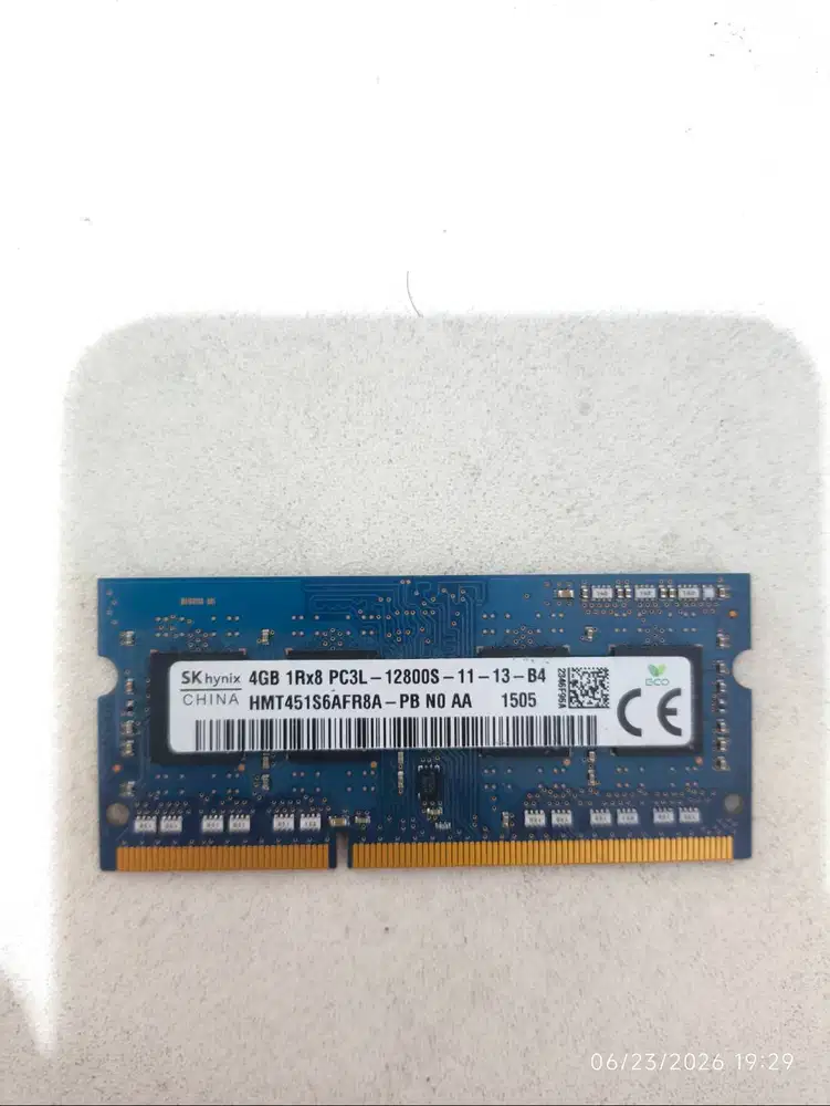 RAM Laptop SK Hynix 4GB DDR3 1600 PC3-12800 Sodimm DDR3L Memory