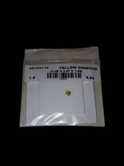 Yellow Diamond asli 0.09Kt