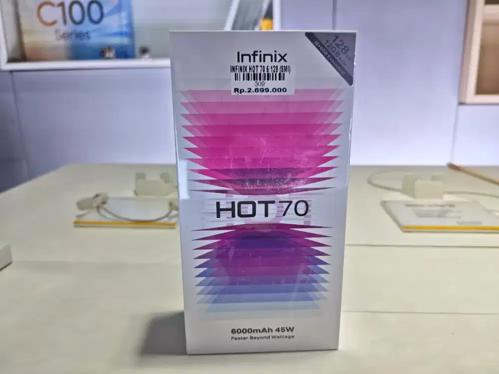 INFINIX HOT 70 RAM 6/128GB ATLANTIS DAHSYAT