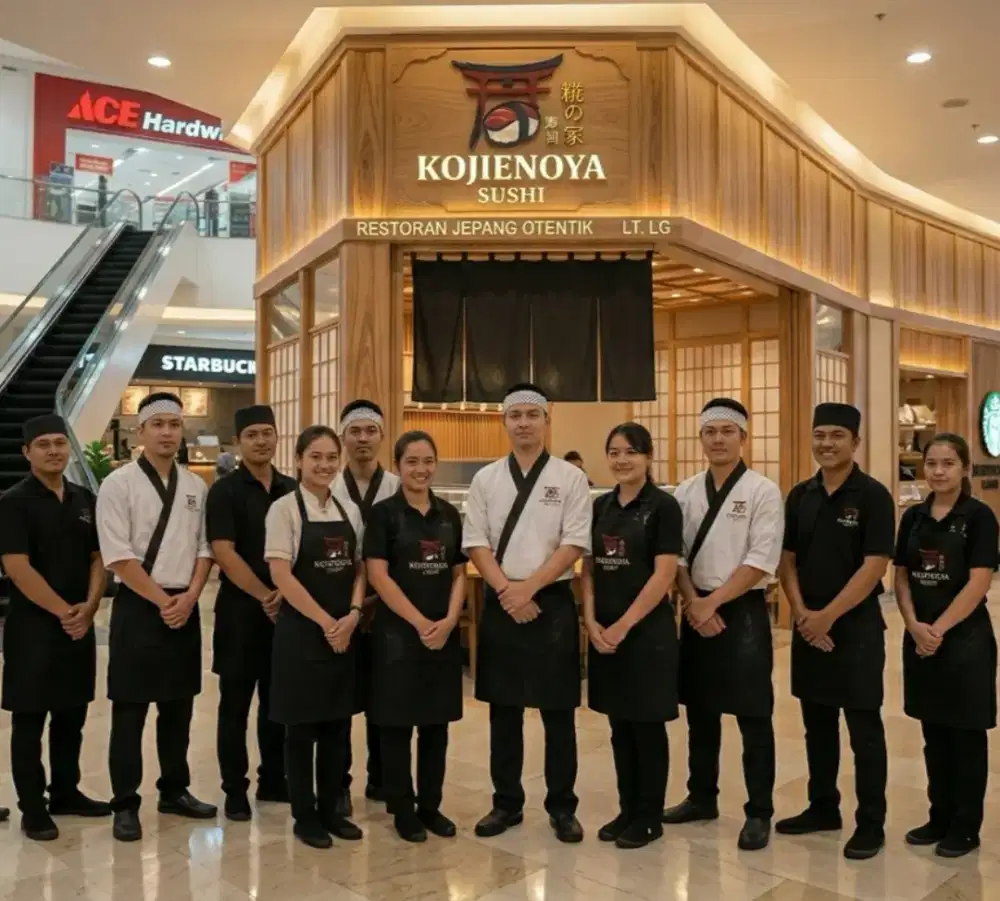 Lowongan kerja restoran sushi bisa tanpa tes
