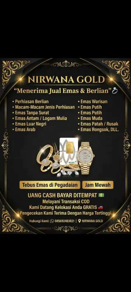 TERIMA JUAL BELI EMAS DAN BERLIAN