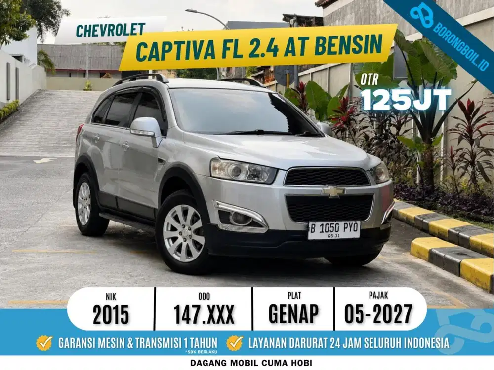 Chevrolet Captiva FL 2.4L Bensin 2015 RAWATAN