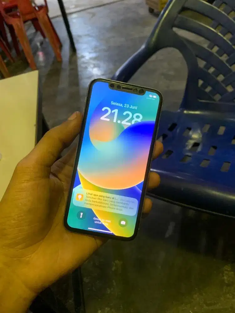 Iphone x 64gb lengkap fullset