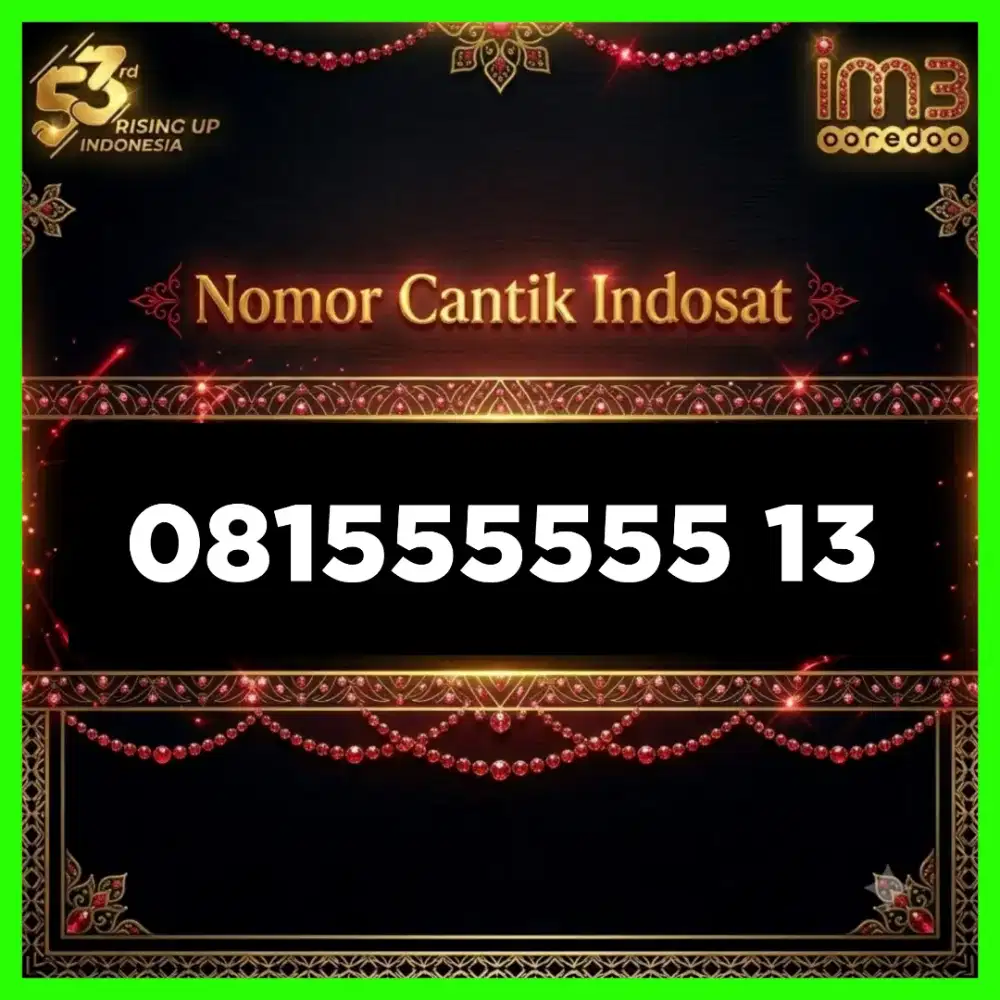 Nomor cantik Indosat Im3 super kaliper